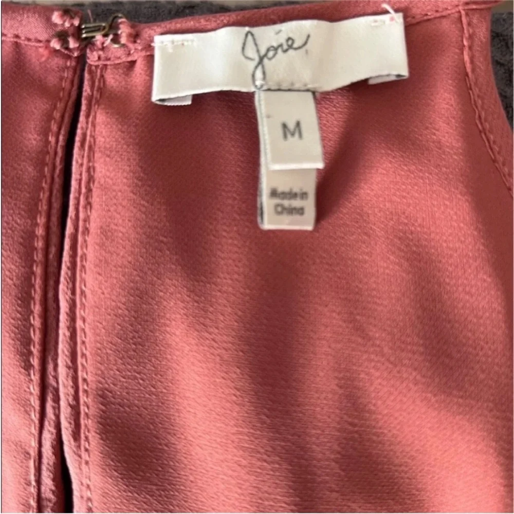 Joie Soseh Smocked Sleeveless Top, Burnt Terracotta… size medium - Picture 4 of 12